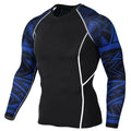 Mens Compression 3D Wolf Jersey / Long Sleeve Fitness Men Shirt-TC118-Asian S-JadeMoghul Inc.
