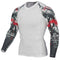 Mens Compression 3D Wolf Jersey / Long Sleeve Fitness Men Shirt-TC126-Asian S-JadeMoghul Inc.