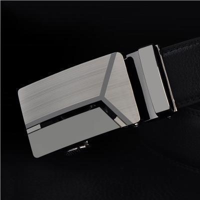 Mens Designer Belt / Real Leather Automatic Buckle Male Belt-Belt 7-110cm-JadeMoghul Inc.