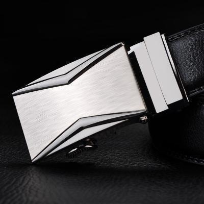 Mens Designer Belt / Real Leather Automatic Buckle Male Belt-Belt 9-110cm-JadeMoghul Inc.