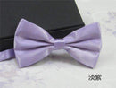Men's Fashion Silk BowTie-light purple-JadeMoghul Inc.