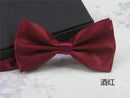 Men's Fashion Silk BowTie-wine red-JadeMoghul Inc.