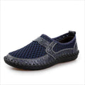 Men's Leather Loafers-Dark blue-6.5-JadeMoghul Inc.