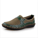 Men's Leather Loafers-Dark green-6.5-JadeMoghul Inc.