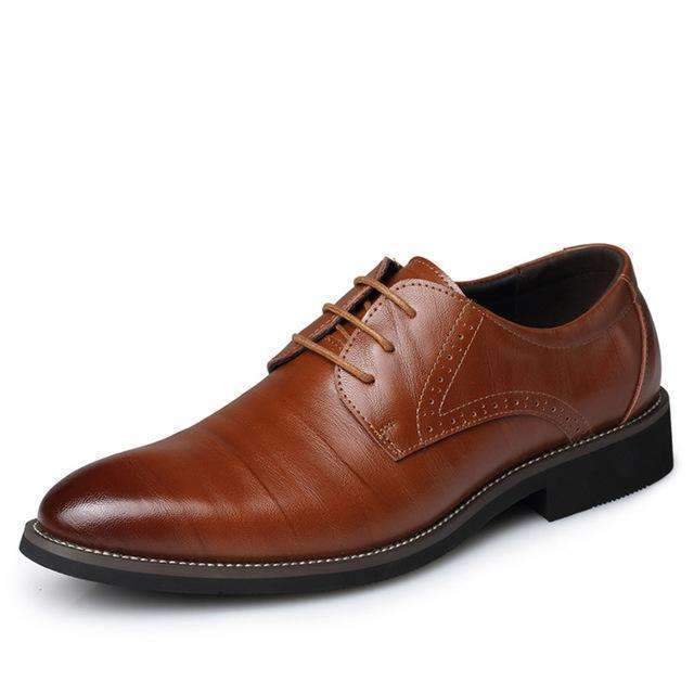 Men's Leather Oxfords-light brown-6-JadeMoghul Inc.