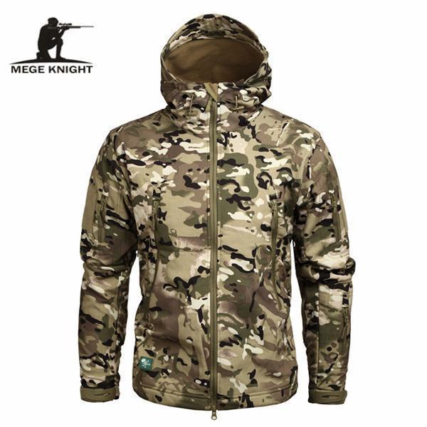 Men's Military Camouflage Fleece Jacket Army Tactical Clothing - Camouflage Windbreakers-CP-XS-JadeMoghul Inc.