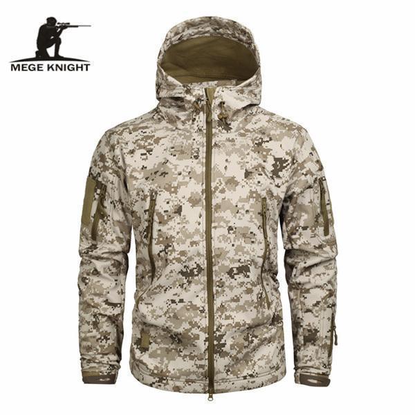 Men's Military Camouflage Fleece Jacket Army Tactical Clothing - Camouflage Windbreakers-DD-XS-JadeMoghul Inc.