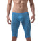 Men's pajamas ice silk ultra-thin sleep bottom body sculpting pants leggings-Blue-M-JadeMoghul Inc.