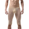 Men's pajamas ice silk ultra-thin sleep bottom body sculpting pants leggings-Khaki-M-JadeMoghul Inc.