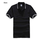 Men's Polo Shirt For Men Designer Polos Men Cotton Short Sleeve shirt Clothes jerseys-black-S-JadeMoghul Inc.