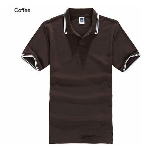 Men's Polo Shirt For Men Designer Polos Men Cotton Short Sleeve shirt Clothes jerseys-coffee-S-JadeMoghul Inc.
