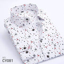 Men's Printed Casual Collar Shirts-CY081-S-JadeMoghul Inc.