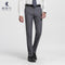 Men's Slim Fit Flat-Front Formal Trousers - Thin Office Dress Pants-X30-5 Black-28-JadeMoghul Inc.