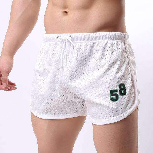 Men's Summer Sports Shorts-White-XL-JadeMoghul Inc.