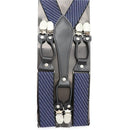 Men's suspenders casual Fashion braces High quality leather suspenders Adjustable 6 clip Belt Strap 11 COLOR Father'day-AG36-JadeMoghul Inc.