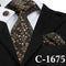 Mens Tie Blue Stripe Silk Jacquard Necktie Hanky Cufflink Set Business Wedding Party Ties For Men Men's Gift C-703-C-1675-JadeMoghul Inc.
