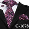 Mens Tie Blue Stripe Silk Jacquard Necktie Hanky Cufflink Set Business Wedding Party Ties For Men Men's Gift C-703-C-1678-JadeMoghul Inc.