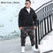Mens Tracksuit 2019 2 Piece Autumn Men Camouflage Sports Pants Off White Hoodie Jacket Coat Big Size 5XL 6XL 7XL 8XL 9XL Clothes AExp