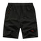 Mens Zip Pocket Shorts Loose Elastic Waist Summer Beach Boardshorts Gasp Casual Shorts Men Big Plus Size 6XL 7XL 8XL 9XL 10XL-Black Red Brand-XL-JadeMoghul Inc.