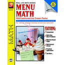 MENU MATH ICE CREAM PARLOR BOOK-2-Learning Materials-JadeMoghul Inc.