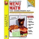 MENU MATH THE HAMBURGER HUT BOOK-Learning Materials-JadeMoghul Inc.