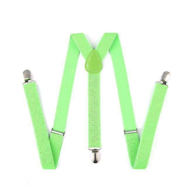 Men/WomenElastic Suspenders-Fluorescent Green-JadeMoghul Inc.