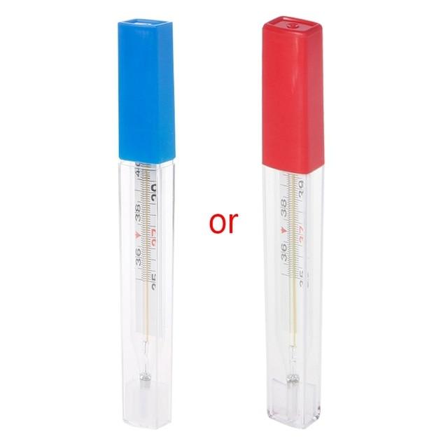 Mercury Glass Thermometer Large Screen Clinical Medical Temperature Household Health Monitors Health Care Thermometers AExp