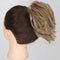 MERISIHAIR Girls Curly Scrunchie Chignon With Rubber Band Brown Gray Synthetic Hair Ring Wrap On Messy Bun Ponytails AExp