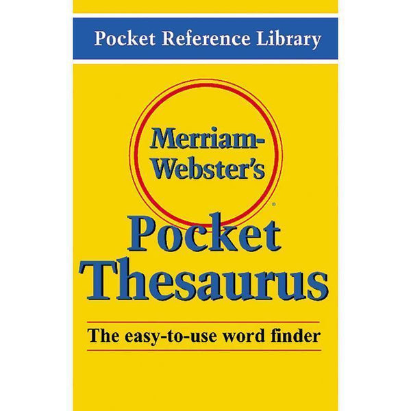 MERRIAM WEBSTERS POCKET THESAURUS-Learning Materials-JadeMoghul Inc.