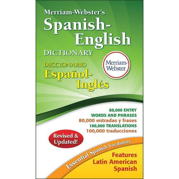 MERRIAM WEBSTERS SPANISH-ENGLISH-Learning Materials-JadeMoghul Inc.