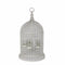 Metal Bird Cage Candle Holder, Off White-Candleholders-Off White-Metal-JadeMoghul Inc.