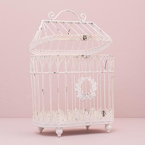 Metal Bird Cage - Conservatory Style (Pack of 1)-Table Top Décor-JadeMoghul Inc.