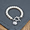 Metal Gifts & Accessories Cheap Personalized Gifts White Harmony Bracelet Treat Gifts