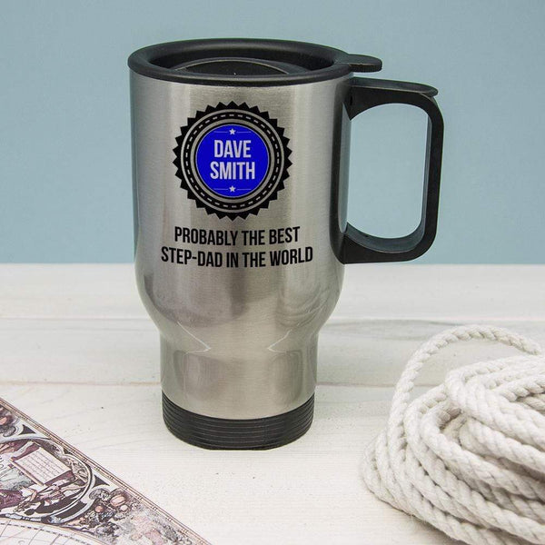 Metal Gifts & Accessories Custom Mugs Probably The Best Step Dad In The World Travel Mug Treat Gifts
