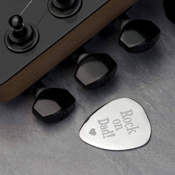 Metal Gifts & Accessories Personalized Gifts For Dad - Dad's Plectrum Treat Gifts