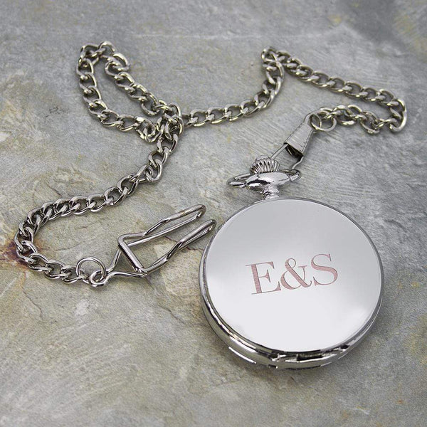 Metal Gifts & Accessories Personalized Watches  Heritage Dual-Side Pocket Watch Treat Gifts
