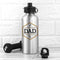 Metal Gifts & Accessories Personalized Water Bottles Iconic Pursuits Silver Water Bottle Treat Gifts