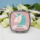 Metal Gifts & Accessories Unique Personalized Gifts  Sparkle Squad Square Pink Compact Mirror Treat Gifts