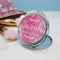 Metal Gifts & Accessories Unique Personalized Gifts  Wedding-Glam Compact Mirrors - Round Treat Gifts
