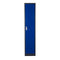 Metal Storage Locker Cabinet with Key Lock Entry, Blue and Gray-Cabinet and Storage Chests-Blue and Gray-Metal-JadeMoghul Inc.