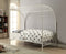 Metal Twin Size Soccer Goal Bed with Real Nylon Net, white-Bedroom Furniture-White-Metal-JadeMoghul Inc.