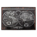 Metal World Map Wall Art D�cor, Black-Metal Wall Art-Black-Metal-JadeMoghul Inc.
