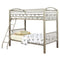 Metallic Twin/Twin Bunk Bed, Gold