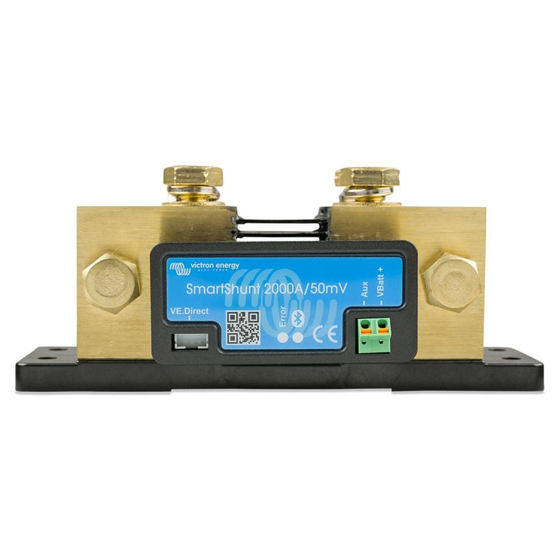 Meters & Monitoring Victron SmartShunt 2000AMP/50MV Bluetooth Smart Battery Shunt [SHU050220050] Victron Energy