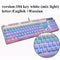 Metoo  Edition Mechanical Keyboard 87 keys Blue Switch Gaming Keyboards for Tablet Desktop  Russian sticker JadeMoghul Inc. 