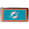 Miami Dolphins Steel Logo Money Clips-Wallets & Checkbook Covers-JadeMoghul Inc.