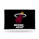 Banner Logo Miami Heat Banner Flag Black