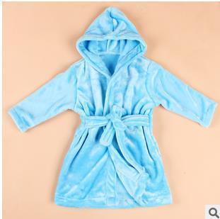 MIANLAIXIANG Free shipping 2017 Fashion Boys&Girls Toweling Robe Children's Coral Velvet Bathrobes Dressing Gown Kids-picture color-3T-JadeMoghul Inc.