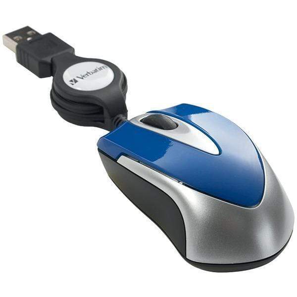 Mice & Mouse Pads Optical Mini Travel Mouse (Blue) Petra Industries