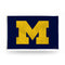Banner Logo Michigan Banner Flag Yellow "M" On Navy Background